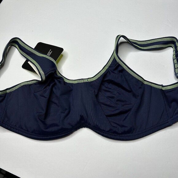 New Wacoal Navy Blue unlined full coverage bra 32C 855170 New with tags - Picture 7 of 7
